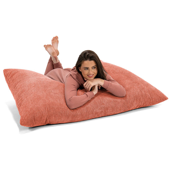 Sedací vak XXL - Pom pom Dýňová Oranžová 03