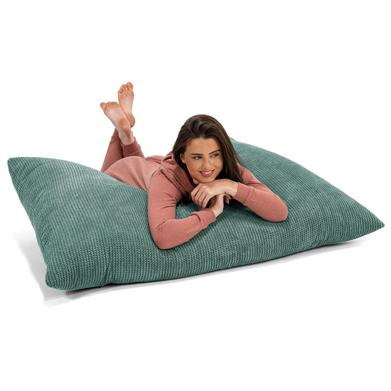 Sedací vak XXL - Pom pom Mechová Zelená 03