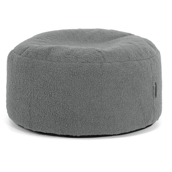 Velká kulatá podnožka - Buklé Šedá 01