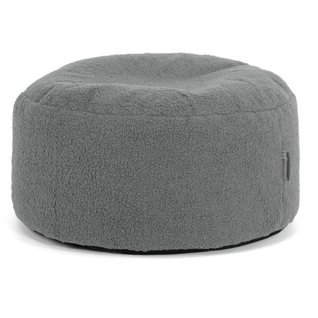 Velká kulatá podnožka - Buklé Šedá 01