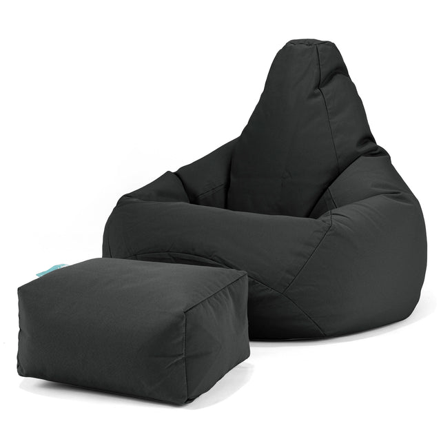 SoleiStorm™ Ultra 2000 h+ Sedací vak hruška - Olefin Černá 01