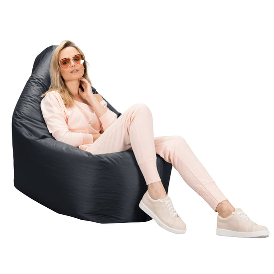 Sedací vak XXL venkovní - SmartCanvas™ Šedá platinová 05