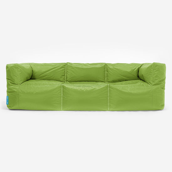 SmartCanvas™ Trojdílná Modulární sedací vak - Limetkově_01