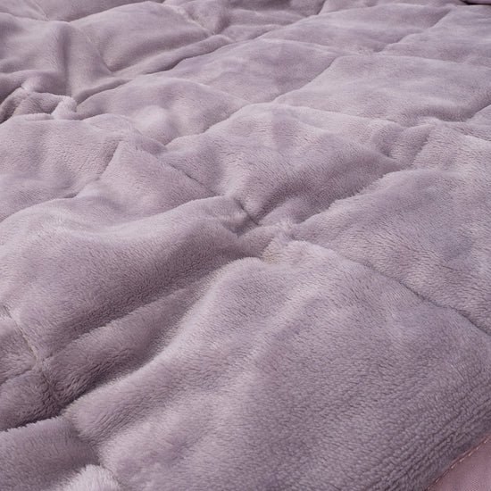 Dětská Těžká Přikrývka - Flanelový Fleece Bledě Růžová 04