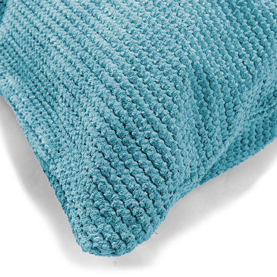 obří polštář 40 x 80 cm - Pom pom Modrozelená 02