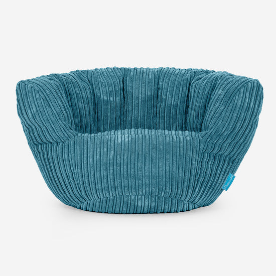 Dětský sedací vak Charles Vintish 2 do 6 let - Manšestr Modrozelená 01