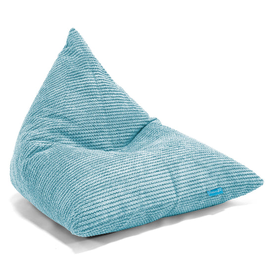 Dětský hráčský sedací vak - Pom pom Modrozelená 01