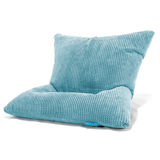 Dětský sedací vak polštář - Pom pom Modrozelená 04