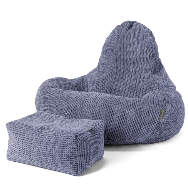 Hráčský sedací vak Ultra Lux - Pom Pom Fialová 02