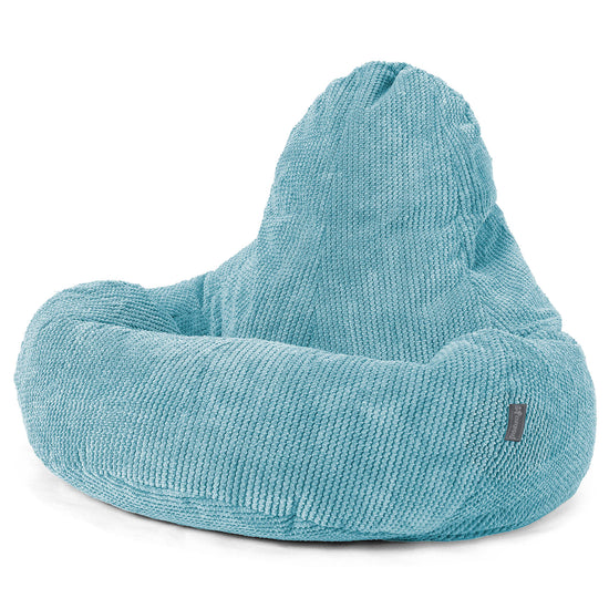 Hráčský sedací vak Ultra Lux - Pom Pom Modrozelená Blue 01
