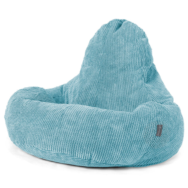 Hráčský sedací vak Ultra Lux - Pom Pom Modrozelená Blue 01