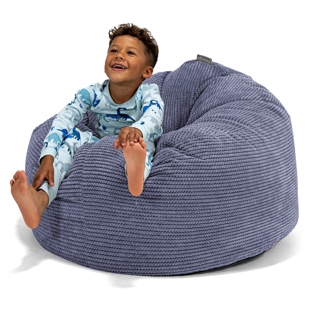 Dětská obří sedací vak Snuggle 3-8 let -Pom pom Fialová 01