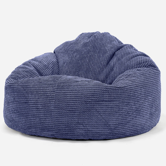 Dětská obří sedací vak Snuggle 3-8 let -Pom pom Fialová 02