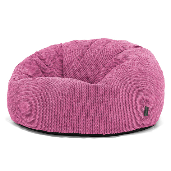 Klasický sedací vak pohovka - Pom pom Růžová 01