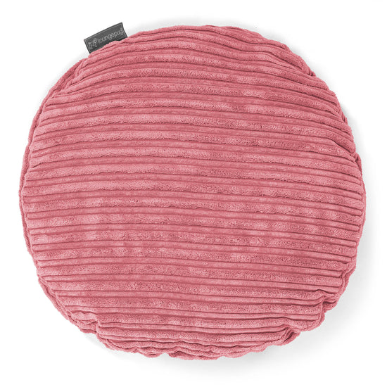 Kulatý Polštář 50cm - Manšestr Korall 01