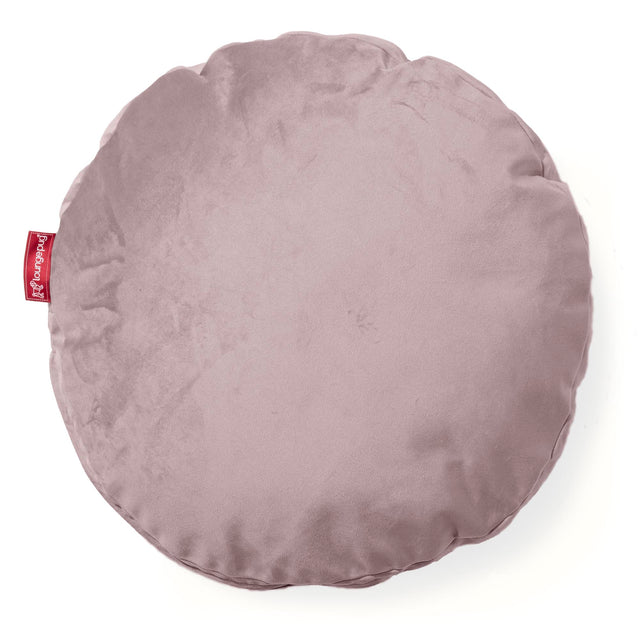 Kulatý Polštář 50cm - Samet Růžová 01