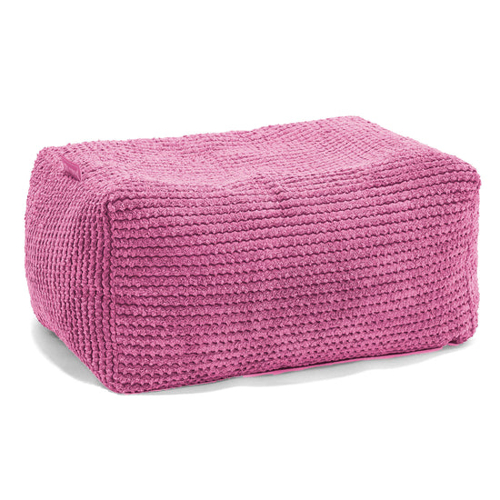 Malá podnožka - Pom pom Růžová 01