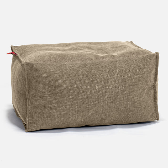 Malá podnožka - Stonewashed džínovina Zemitá 01