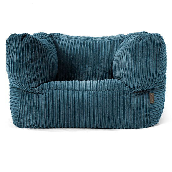 Albert Sedací vak křeslo - Manšestr Námořnická modř 01