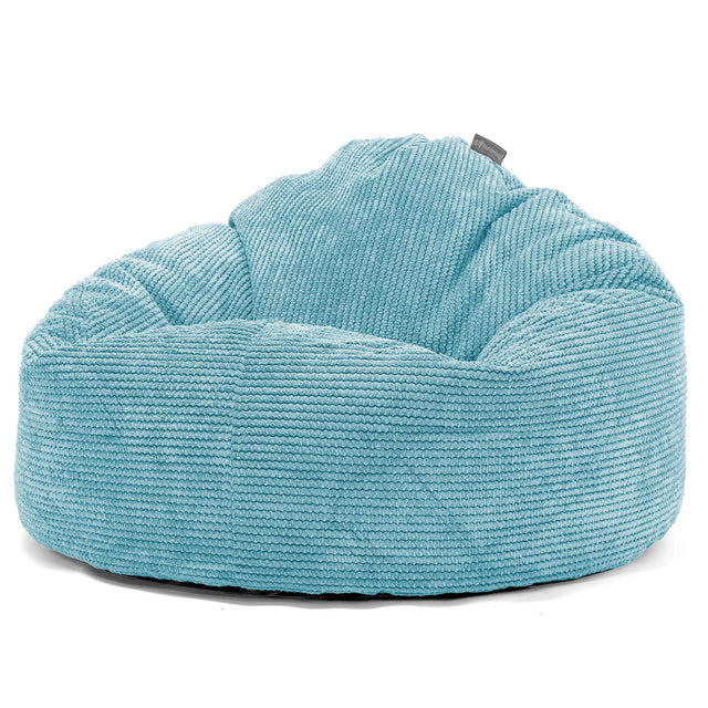 Archi sedací pytel - Pom pom Modrozelená 01