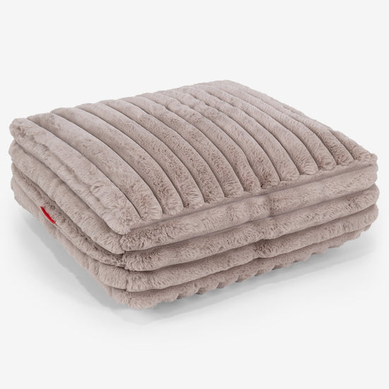 Podlahový Polštář - Ultra plyšový kord Norek 01