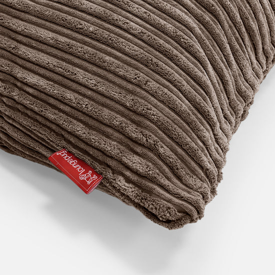 Polštář Velký 70 x 70cm - Manšestr Moka 03