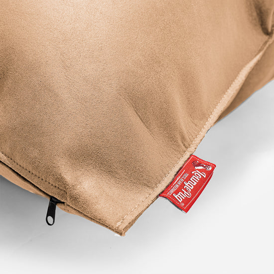 Polštář Velký 70 x 70cm - Zoufalá kůže Medová hnědá 02