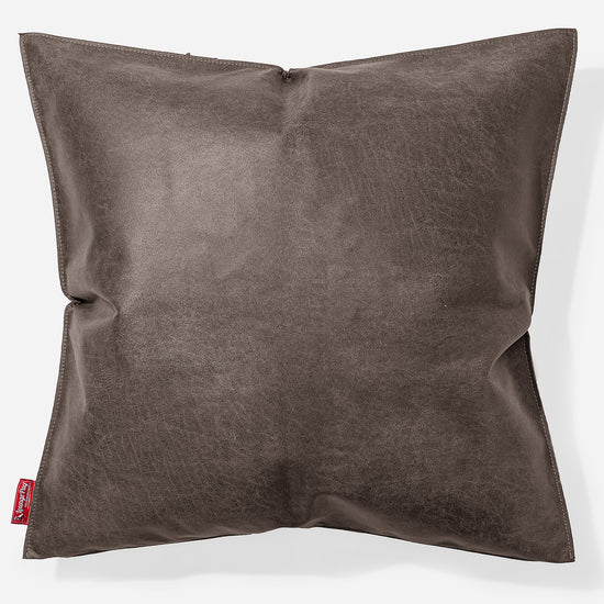 Polštář Velký 70 x 70cm - Zoufalá kůže Přírodní břidlice 01