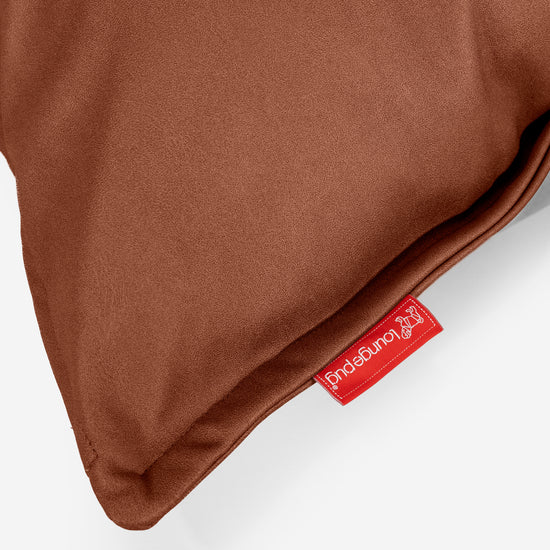 Povlak na Polštář 47 x 47cm - Veganská kůže Kaštanová 03