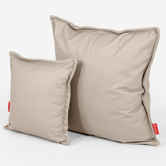 Povlak na Polštář Velký 70 x 70cm - Veganská kůže Slonovinová 02