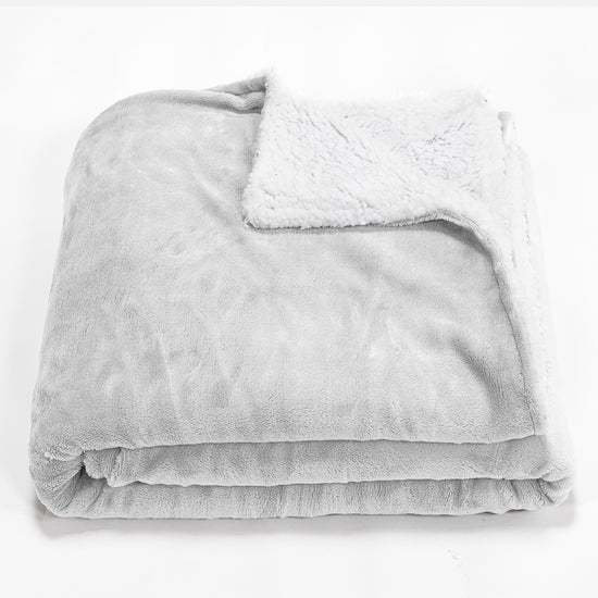 Přikrývka Sherpa - Fleece Světle šedá 01