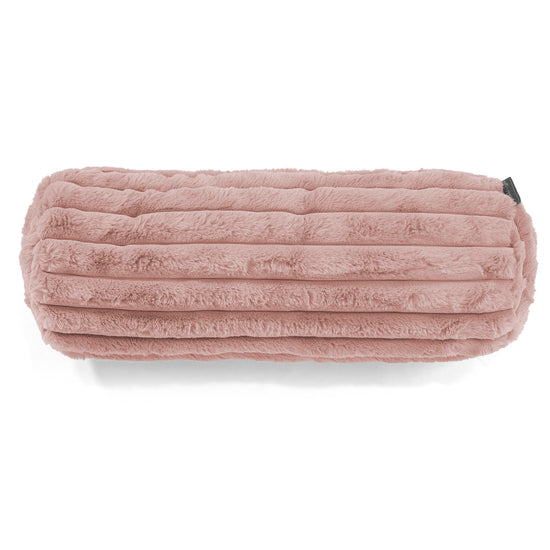 Relaxační Povlak na Polštář 20 x 55cm - Ultra plyšový kord Pudrově růžová 02