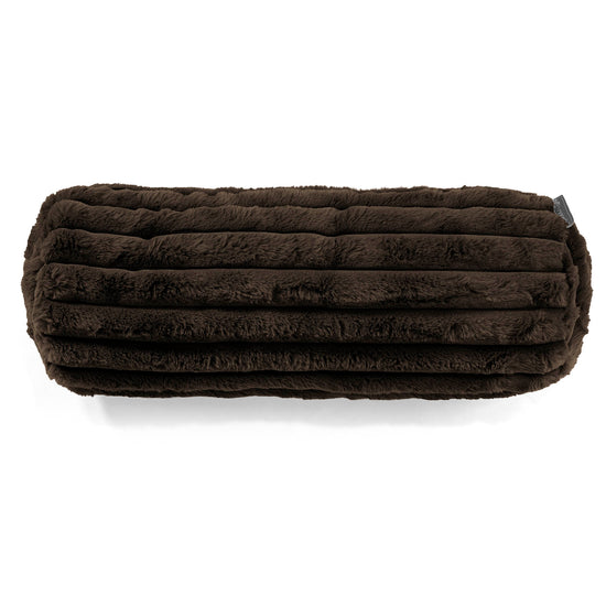 Relaxační Povlak na Polštář 20 x 55cm - Ultra plyšový kord Sobolí 02