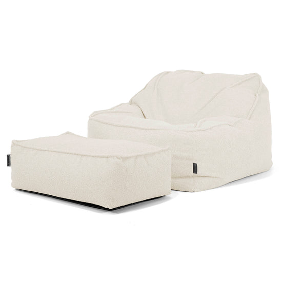 Sedací pytel Sloucher, křeslo - Buklé Slonovinová_02