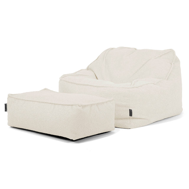 Sedací pytel Sloucher, křeslo - Buklé Slonovinová_02