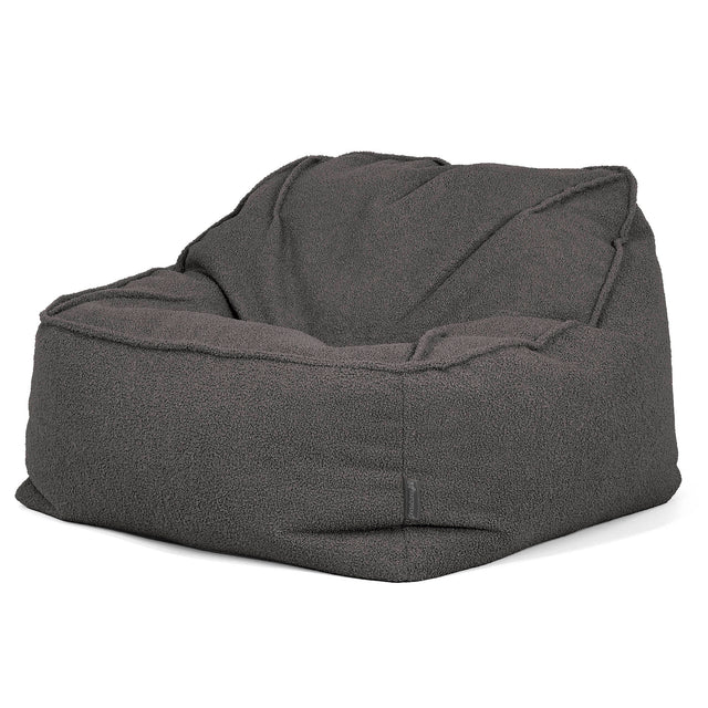 Sedací pytel Sloucher, křeslo - Buklé Tmavomodrá šeď_03