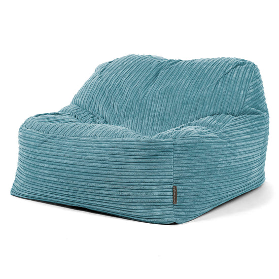 Sedací pytel Sloucher, křeslo - Manšestr Modrozelená 03