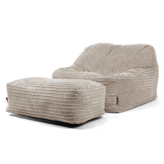 Sedací pytel Sloucher, křeslo - Manšestr Norek 01