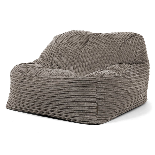 Sedací pytel Sloucher, křeslo - Manšestr Tmavomodrá šeď 03