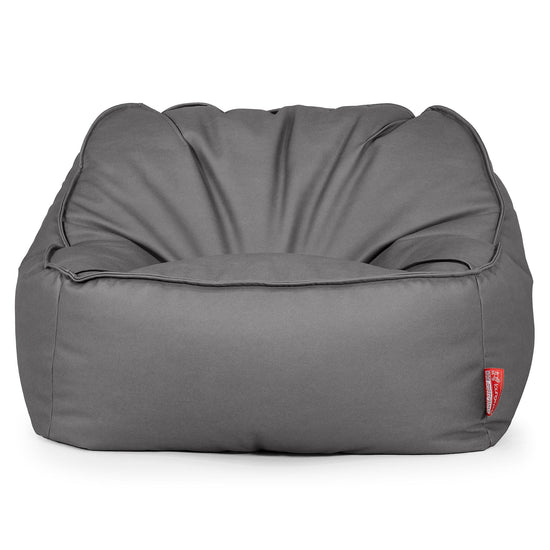 Sedací pytel Sloucher, křeslo - Veganská kůže Šedá 01