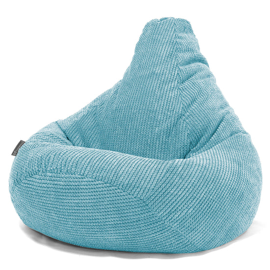 Sedací vak hruška - Pom pom Modrozelená 02