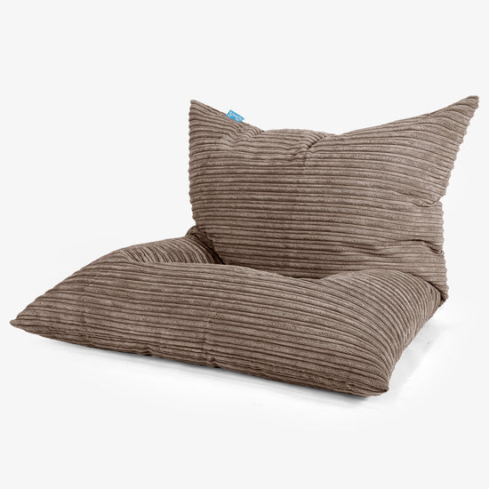 Sedací vak Junior 2 do 14 let - Manšestr Moka 01