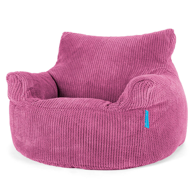 Sedací vak křesla pro děti od 3 do 8 let - Pom pom Růžová 01
