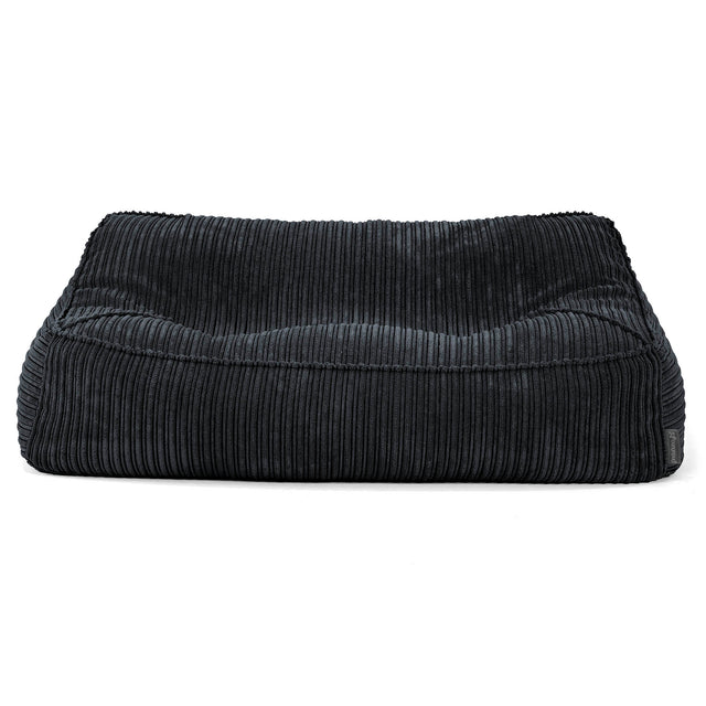 Sedací vak Sloucher, pohovka - Manšestr Černá 03