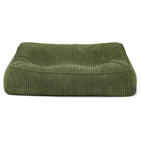 Sedací vak Sloucher, pohovka - Manšestr Lesní zelená 03