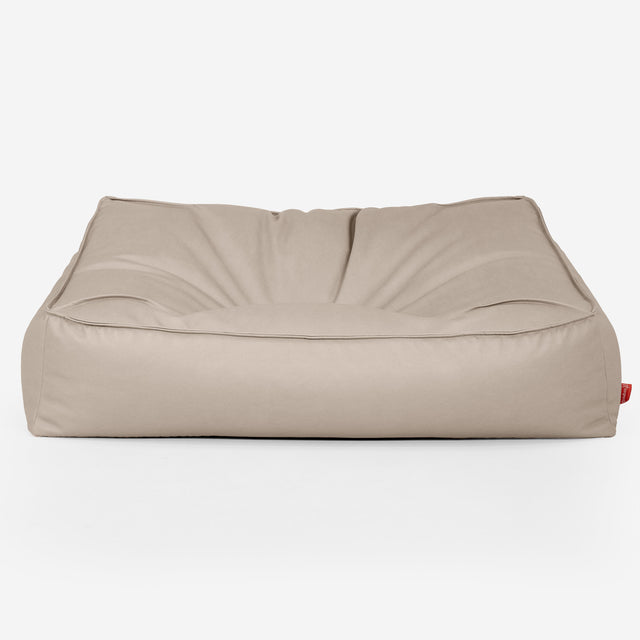 Sedací vak Sloucher, pohovka - Veganská kůže Slonovinová 01