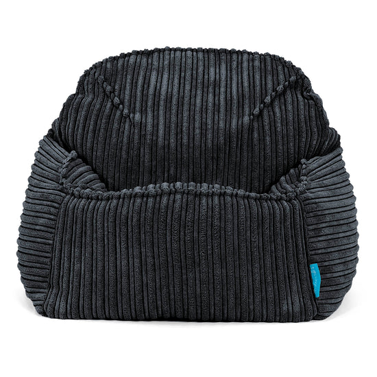 Sedací vak Sloucher pro děti 2 do 6 let - Manšestr Černá 02