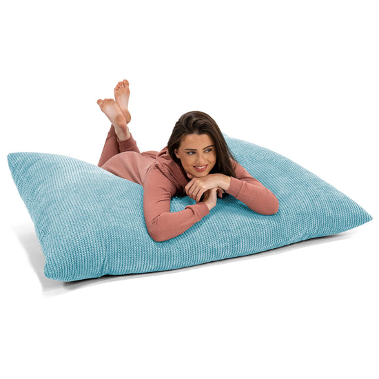 Sedací vak XXL - Pom pom Modrozelená 03