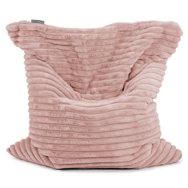 Sedací vak XXL - Ultra plyšový kord Pudrově růžová 01