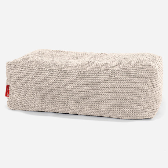 CloudSac® 100 podnožka z paměťové pěny - Pom pom Slonovinová 01